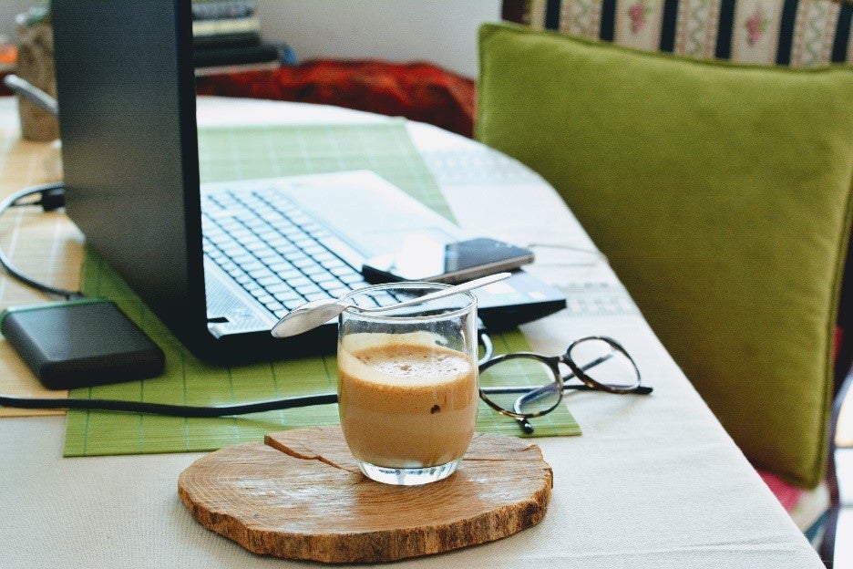 Laptop on Desk